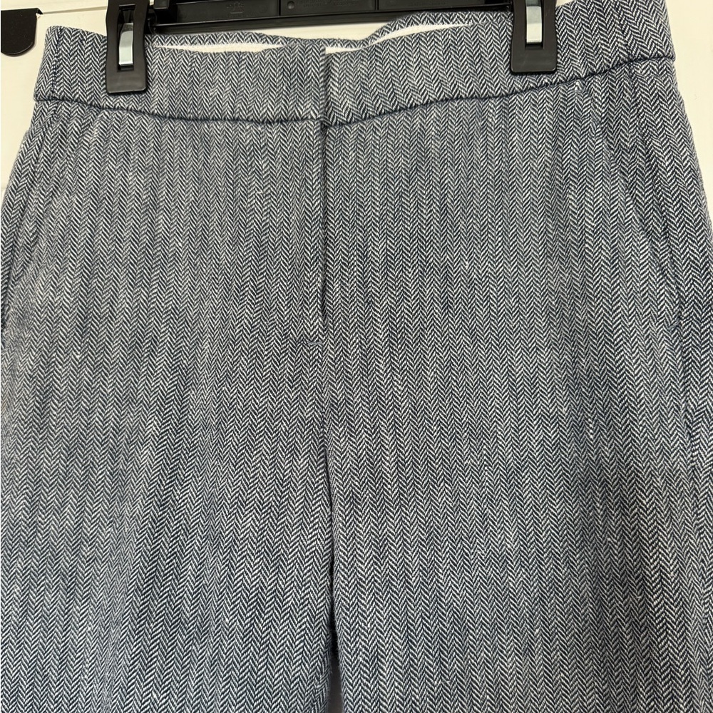 J Crew Hayden Navy Crop Pants size 0 - Picture 2 of 11